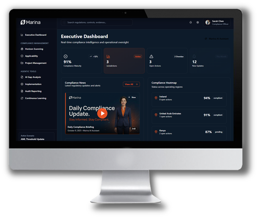 Marina Data Executive Dashboard